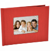 Εικόνα της PiCTO 15x20 Red Kashmir Fabric Staple Photobook