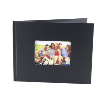 Εικόνα της PiCTO 15x20 Black Silk Staple Staple Photobook